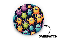 Cute Monsters Patch - Overpatches for Single diabetes supplies and insulin pumps