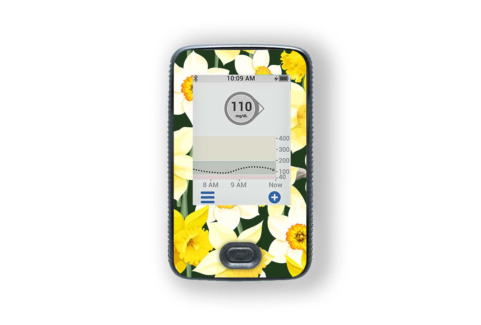 Daffodil Sticker for Novopen 4, 5, 6, or Echo diabetes supplies and insulin pumps