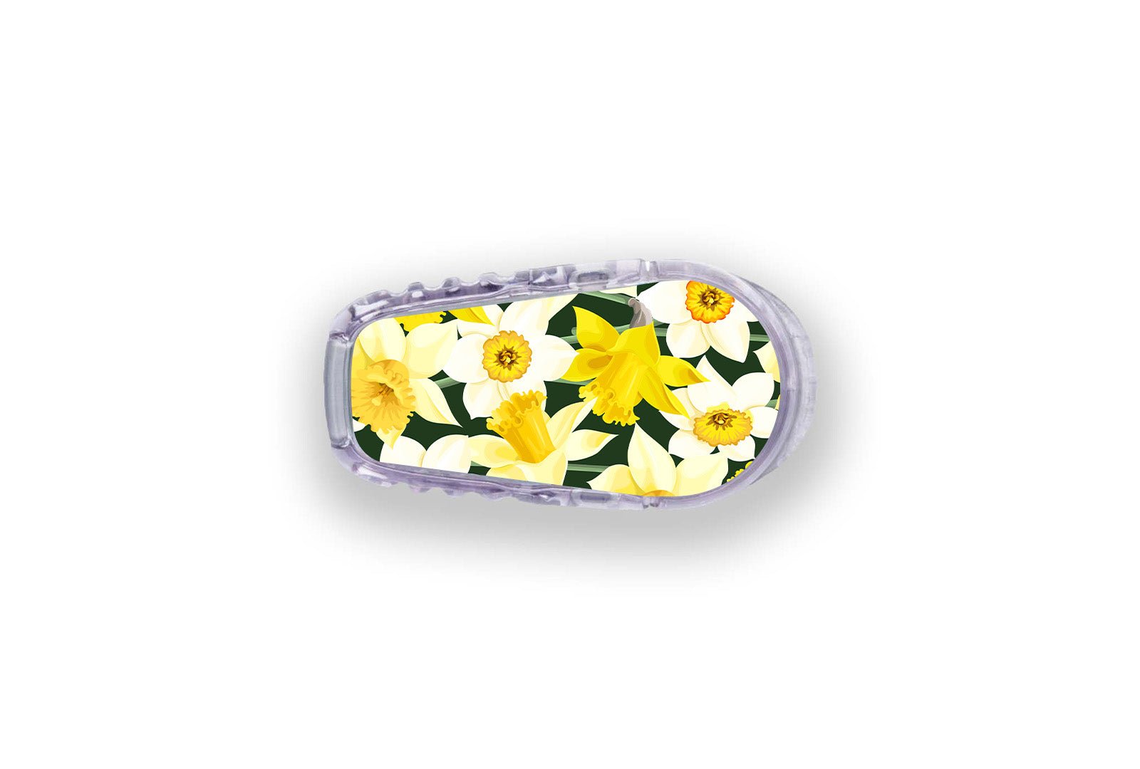 Daffodil Sticker for Novopen 4, 5, 6, or Echo diabetes supplies and insulin pumps
