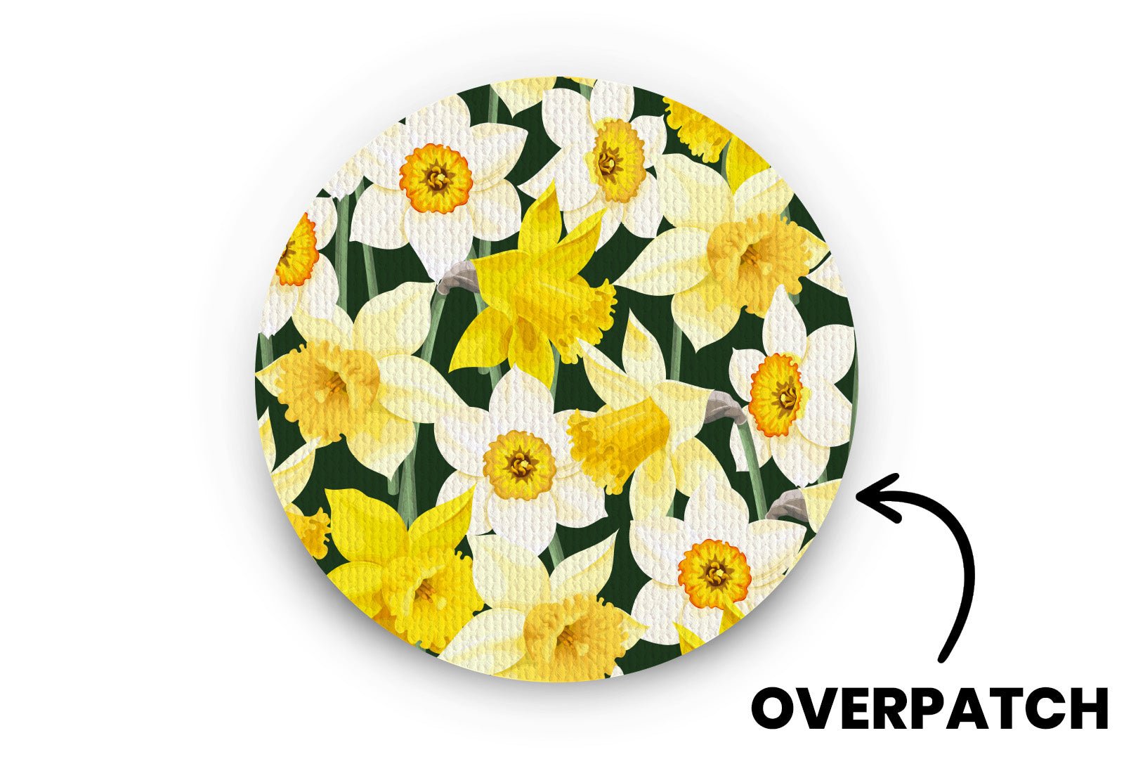Daffodils Patch - Overpatches for Single diabetes supplies and insulin pumps