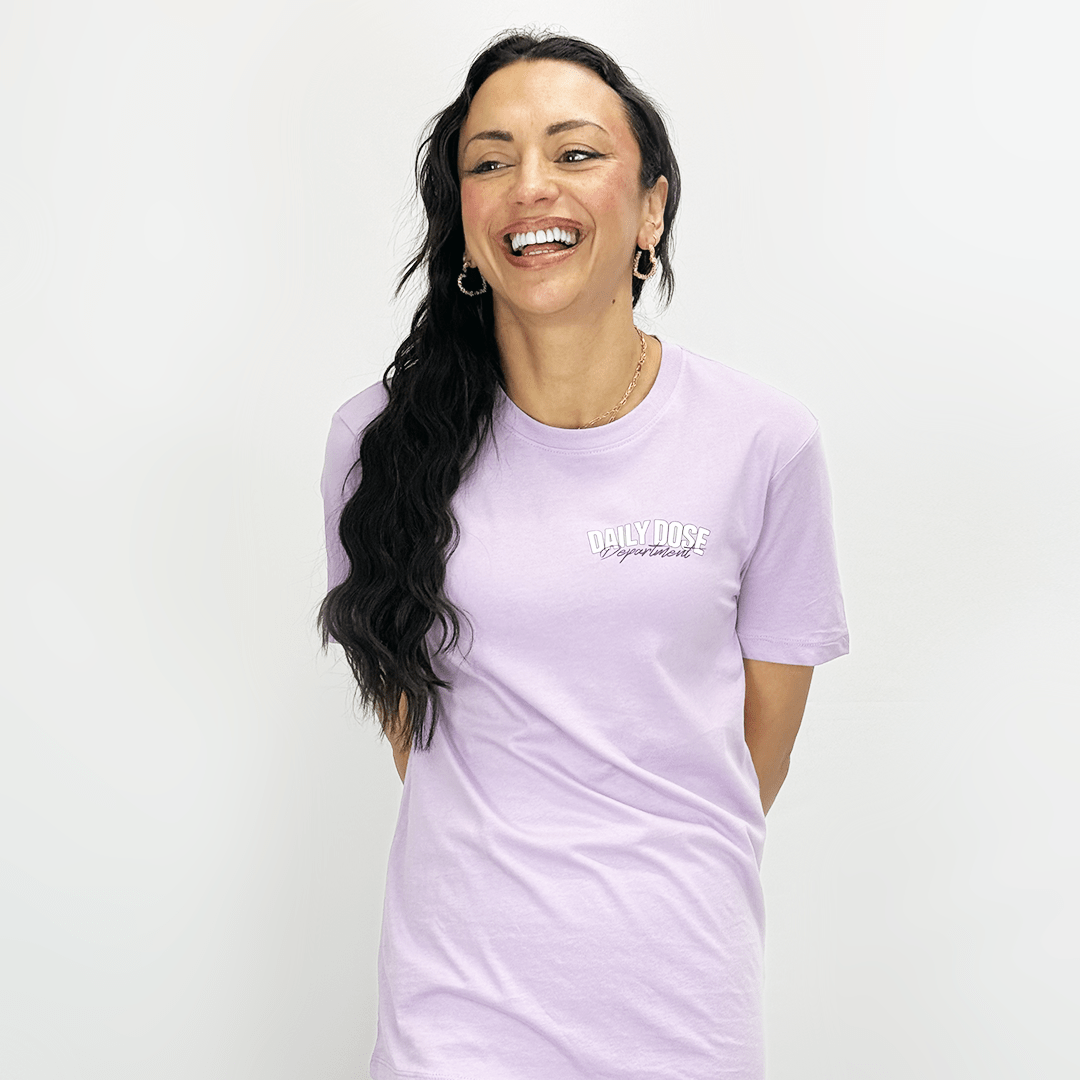 Daily Dose T-Shirt for Lilac diabetes supplies and insulin pumps