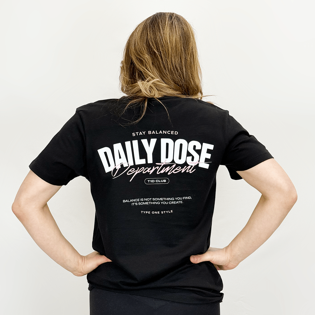 Daily Dose T-Shirt for Lilac diabetes supplies and insulin pumps