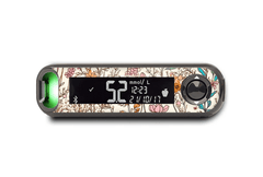 Dainty Daisies Sticker for Contour Next One diabetes supplies and insulin pumps