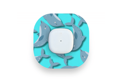 Dashing Dolphin Patch - Simplera for Single diabetes supplies and insulin pumps