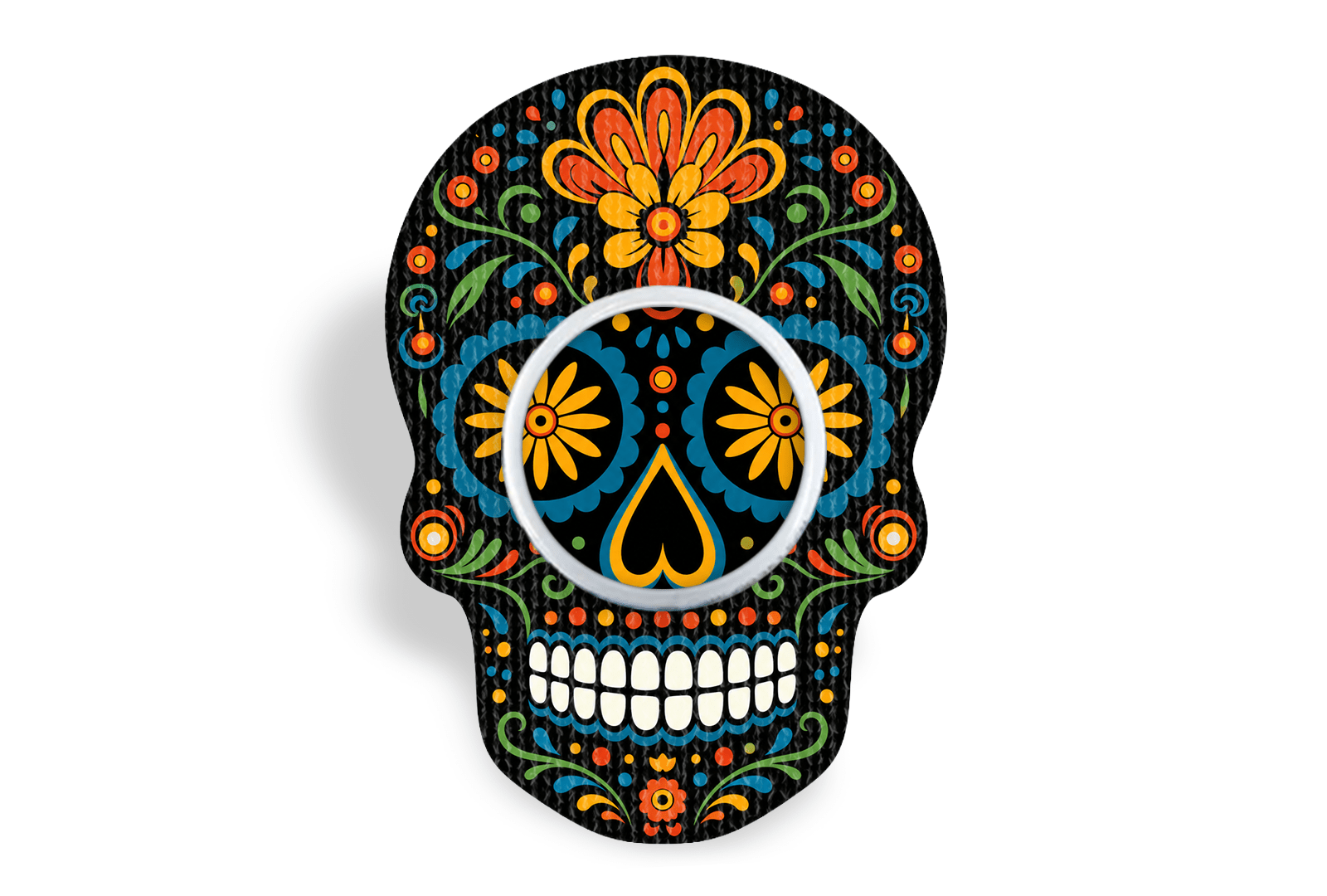 Day of the Dead Patch for Freestyle Libre 2 diabetes supplies and insulin pumps