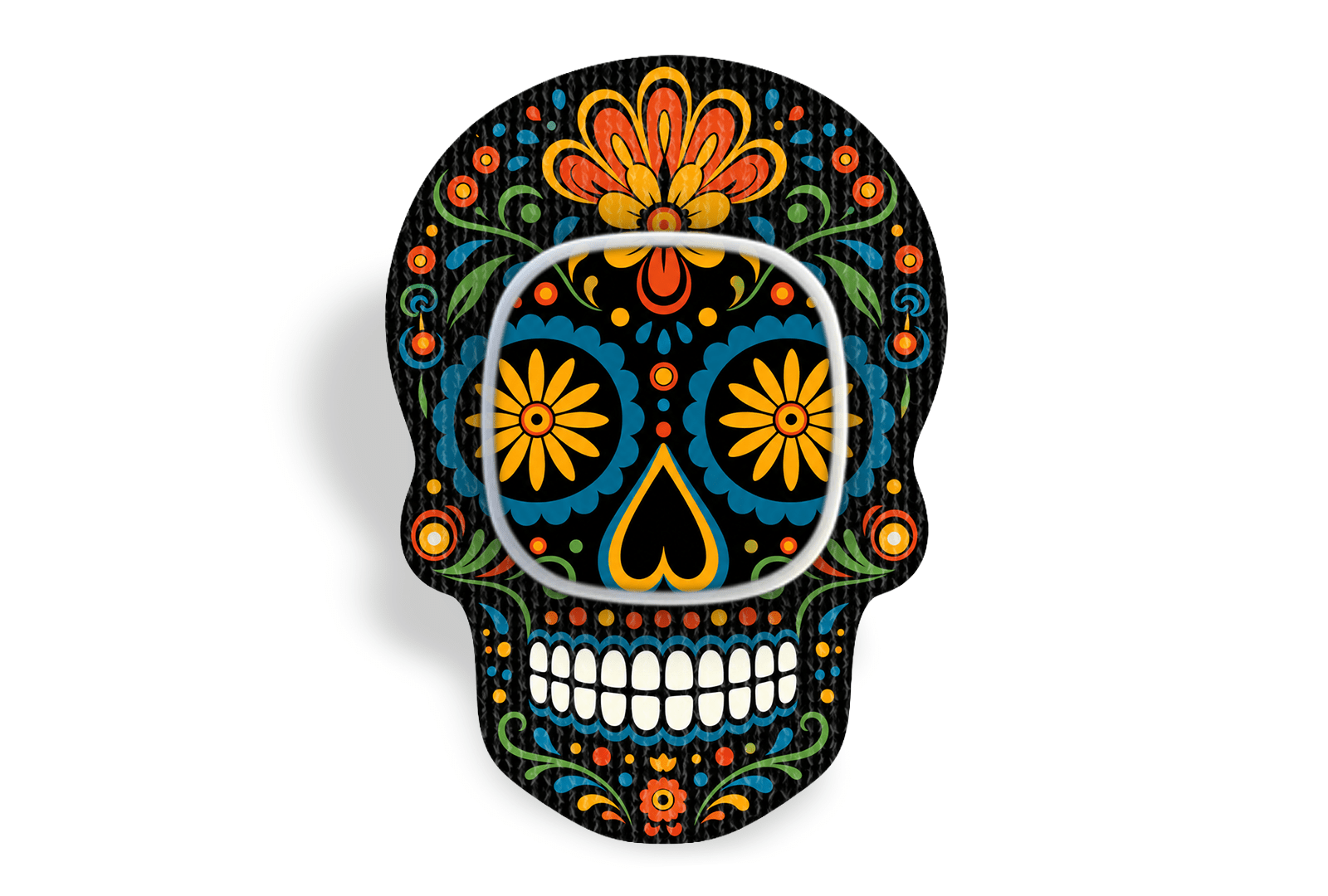 Day of the Dead Patch for QuickSet diabetes supplies and insulin pumps