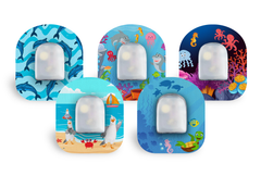 Deep Sea Patch Pack for Freestyle Libre 2 diabetes supplies and insulin pumps