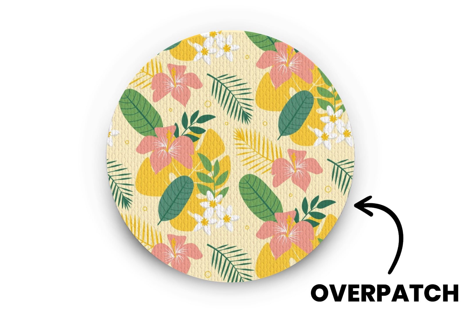 Delightful Flowers Patch - Overpatches for Single diabetes supplies and insulin pumps