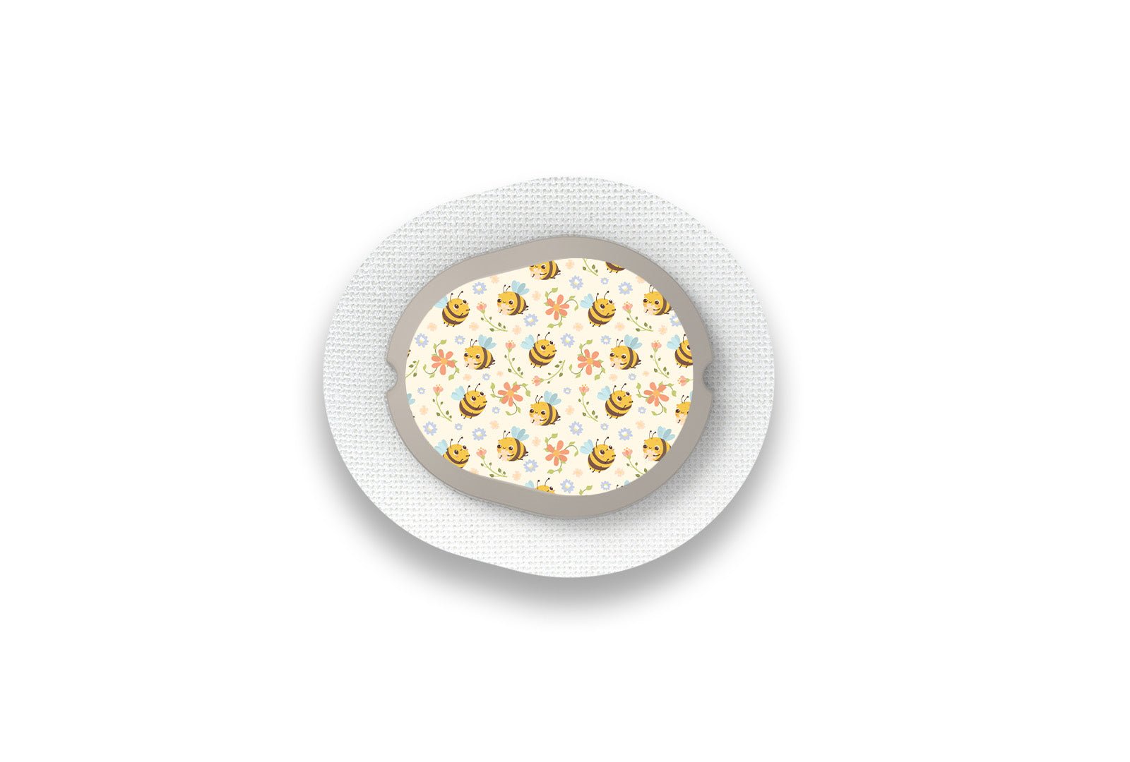 Don't Worry Bee Happy Sticker for Dexcom G7 / One+ Sensor diabetes supplies and insulin pumps