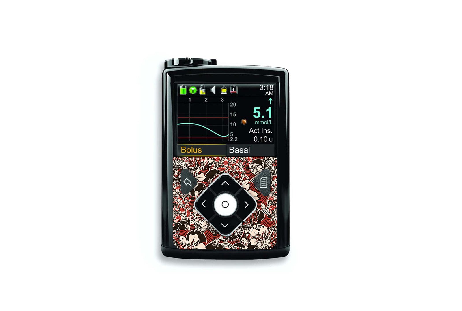 Dragon Sticker for Novopen 4, 5, 6, or Echo diabetes supplies and insulin pumps