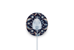 Dreamy Blue Flowers Patch - Autosoft 90 for Single diabetes supplies and insulin pumps