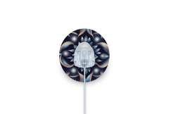 Dreamy Blue Flowers Patch for Autosoft 90 diabetes supplies and insulin pumps
