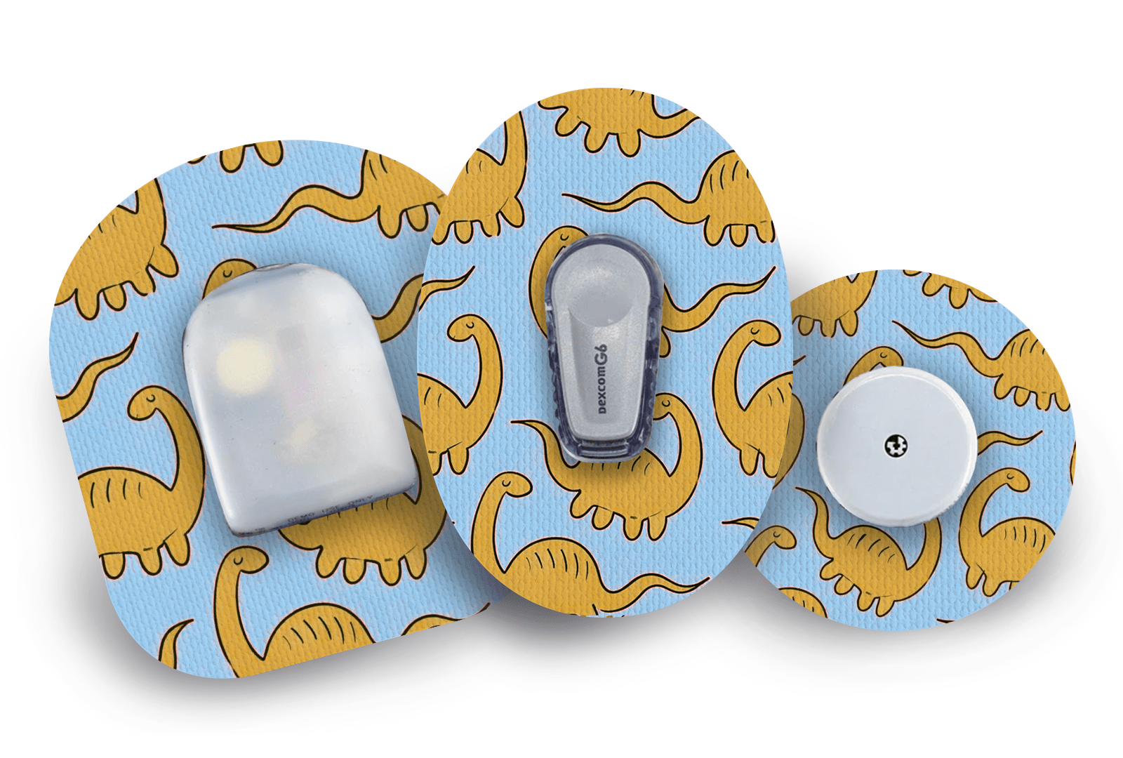Dreamy Dino Patch for Freestyle Libre 2 diabetes supplies and insulin pumps