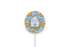 Dreamy Dino Patch for Autosoft 90 diabetes supplies and insulin pumps