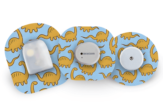Dreamy Dino Patch for Freestyle Libre 2 diabetes supplies and insulin pumps