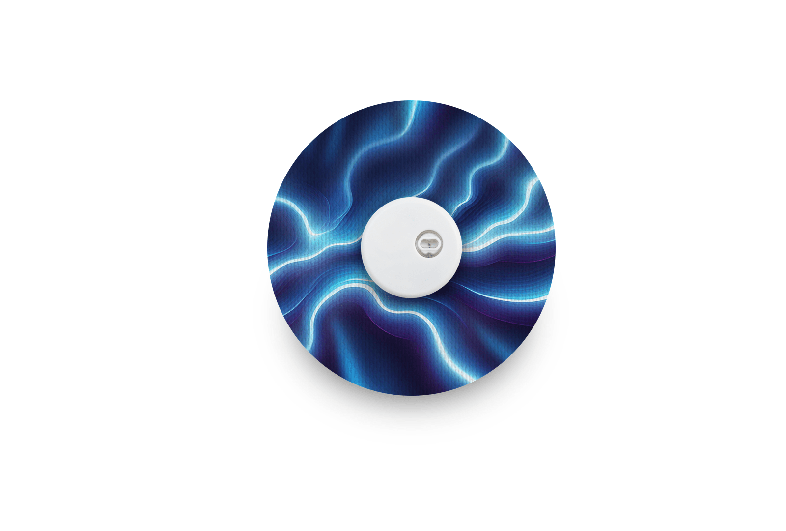 Electric Blue Patch for Freestyle Libre 3 diabetes supplies and insulin pumps