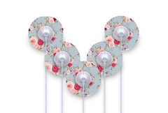 Elegant Roses Patch Pack for Ypsomed Mylife Orbit - 5 - Pack diabetes supplies and insulin pumps