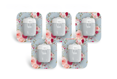Elegant Roses Patch Pack for Medtrum Pump - 5 - Pack diabetes supplies and insulin pumps