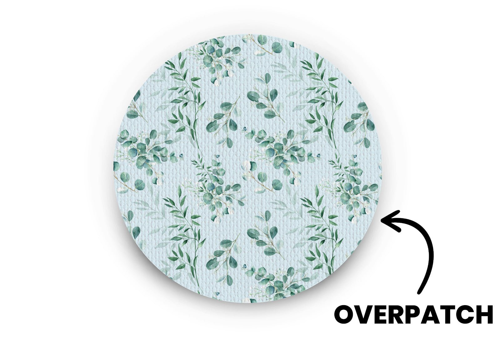 Eucalyptus Patch - Overpatches for Single diabetes supplies and insulin pumps