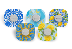 European Summer Patch Pack for Dexcom G7 / One+ diabetes supplies and insulin pumps