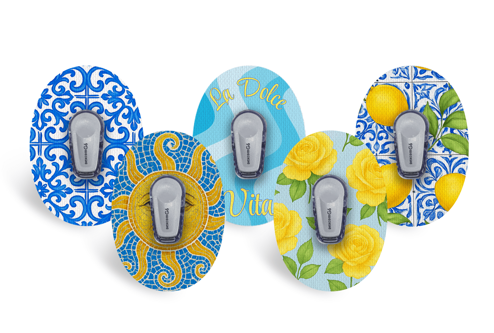 European Summer Patch Pack for Dexcom G6 / One diabetes supplies and insulin pumps