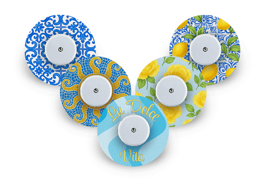 European Summer Patch Pack for Freestyle Libre diabetes supplies and insulin pumps