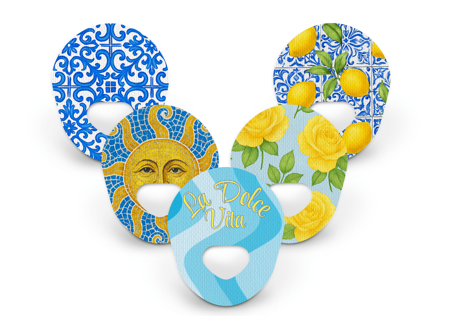 European Summer Patch Pack for Guardian Enlite diabetes supplies and insulin pumps