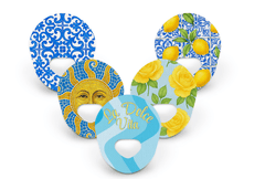 European Summer Patch Pack for Guardian Enlite diabetes supplies and insulin pumps