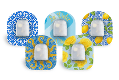 European Summer Patch Pack for Omnipod diabetes supplies and insulin pumps