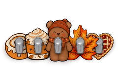 „Fall Cafe“-Pflasterpackung für Dexcom G6-Diabeteszubehör und Insulinpumpen