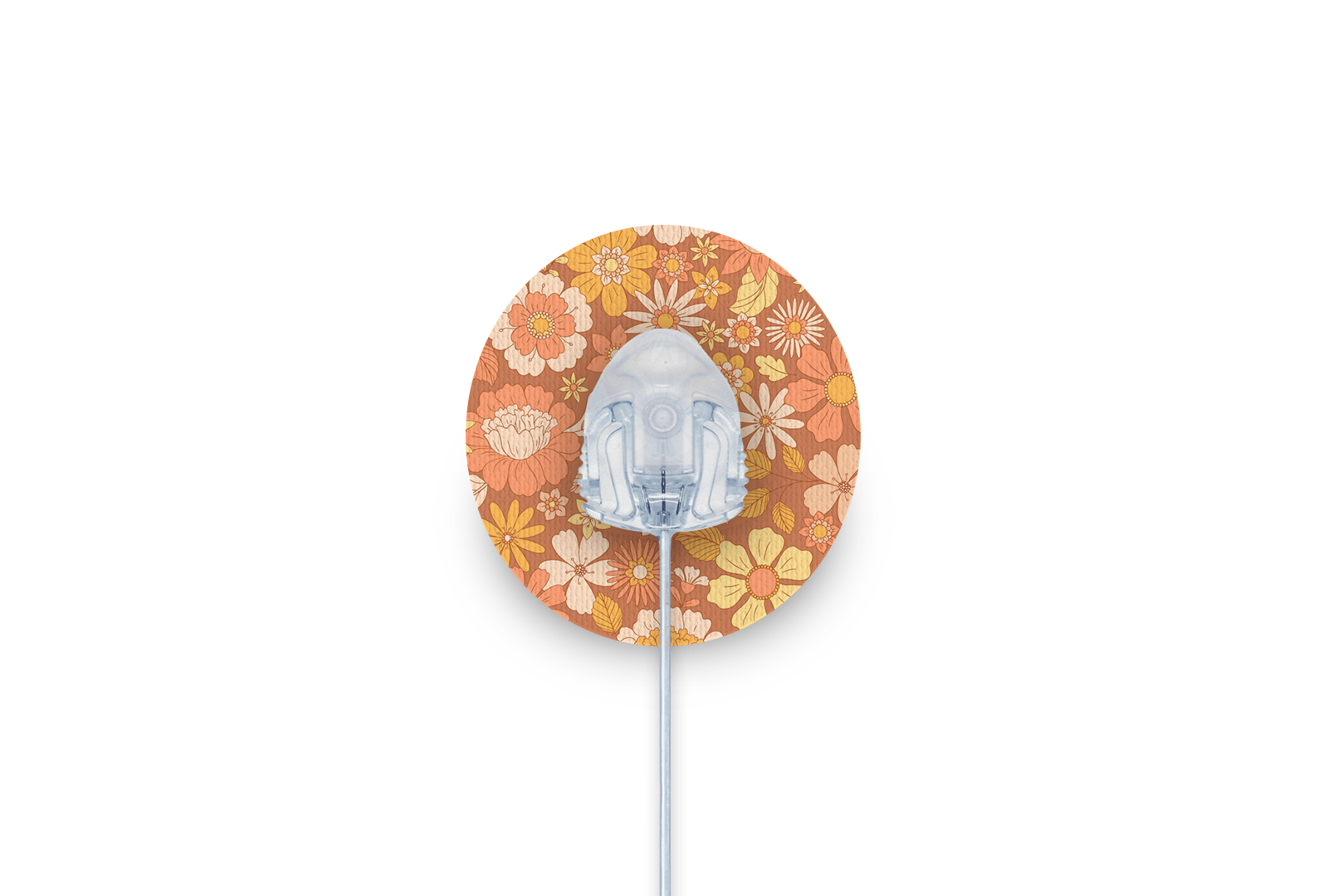 Fall Flowers Patch - Autosoft 90 for Single diabetes supplies and insulin pumps