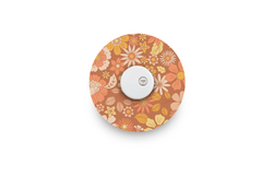 Fall Flowers Patch - Libre 3 for Single diabetes supplies and insulin pumps