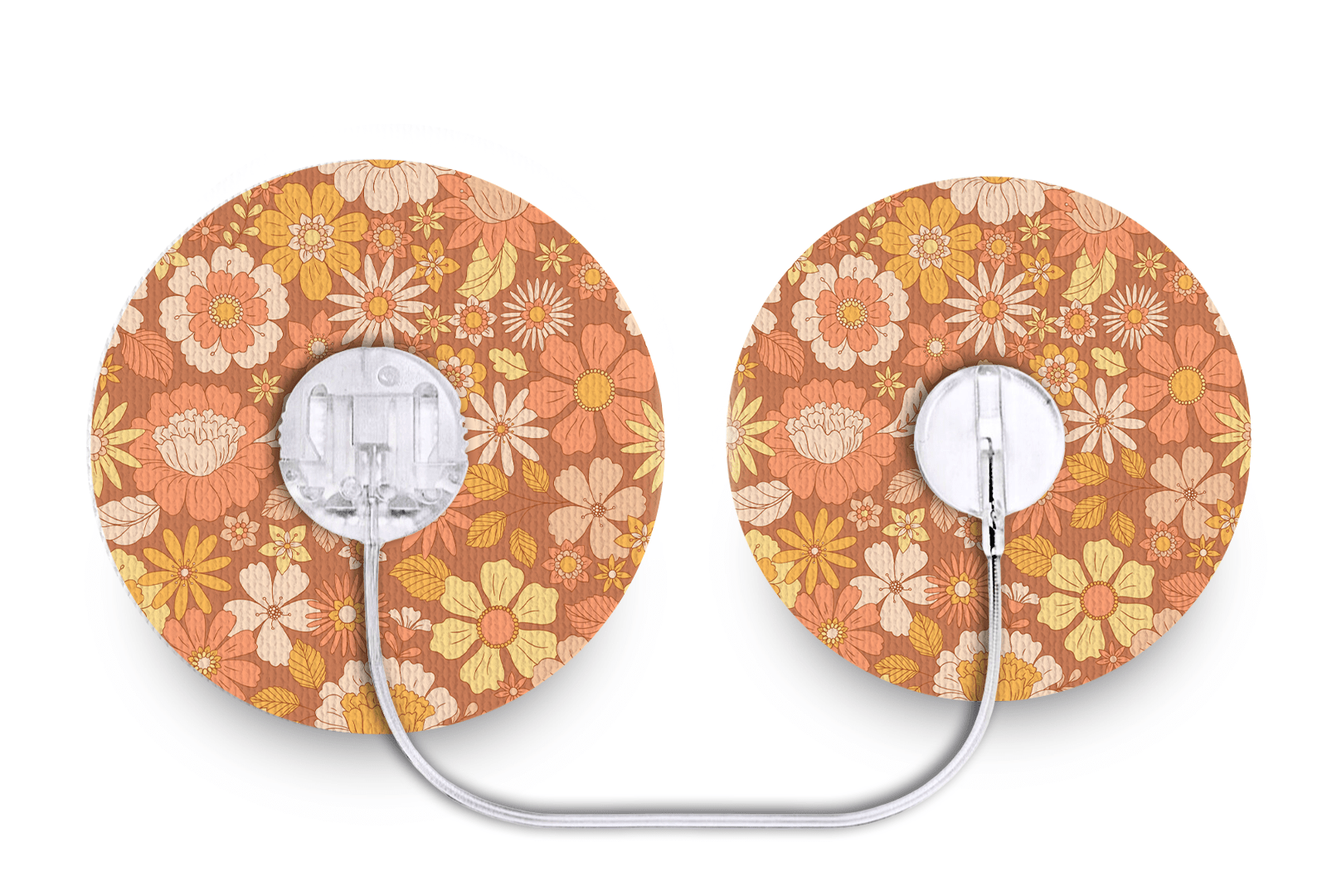 Fall Flowers Patch - Minimed Sure - T for Single diabetes supplies and insulin pumps