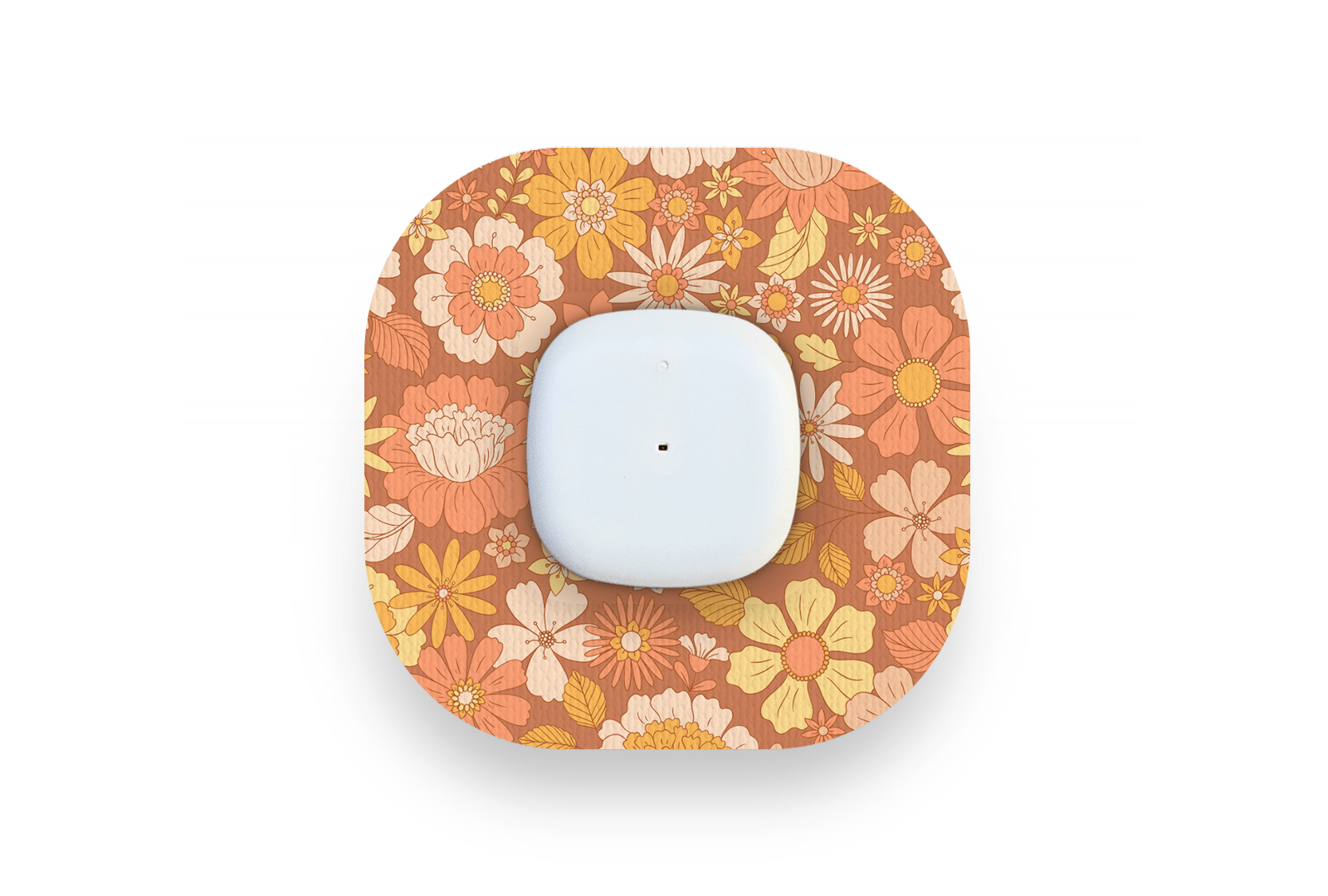 Fall Flowers Patch - Simplera for Single diabetes supplies and insulin pumps