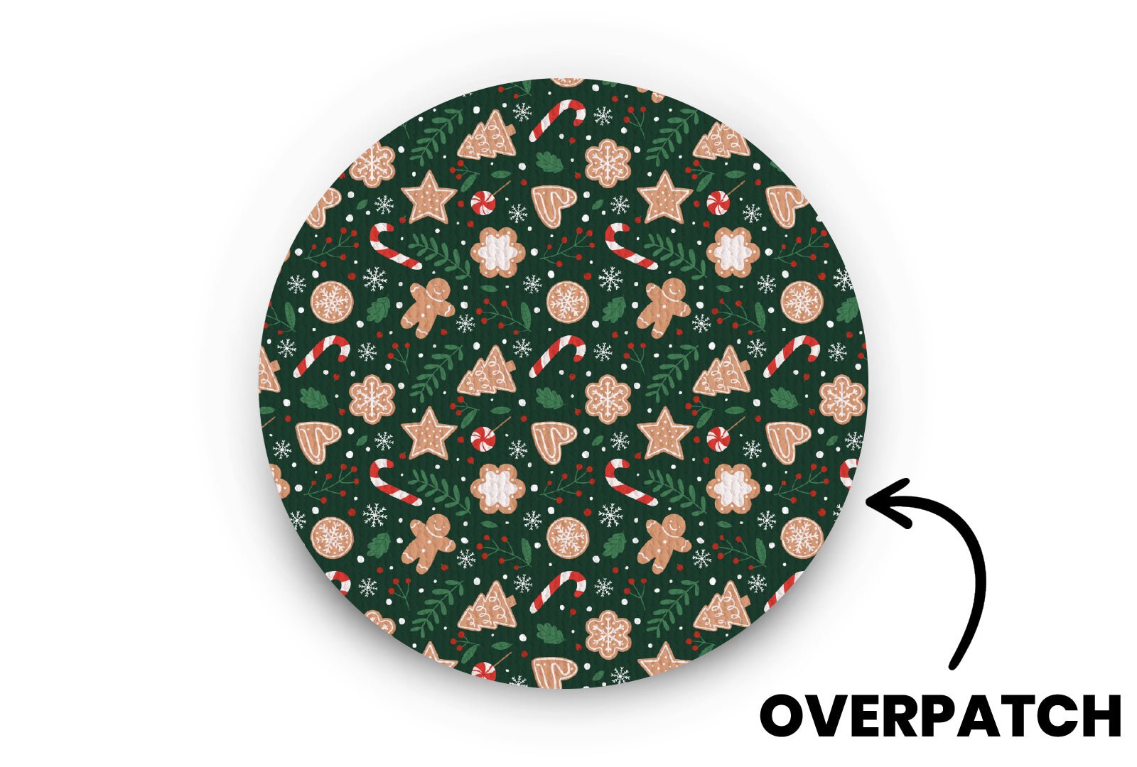 Feeling Festive Patch - Overpatches for Single diabetes supplies and insulin pumps