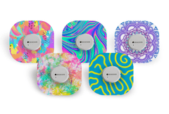 Festival Patch Pack for Dexcom G7 - 5 Pack diabetes supplies and insulin pumps