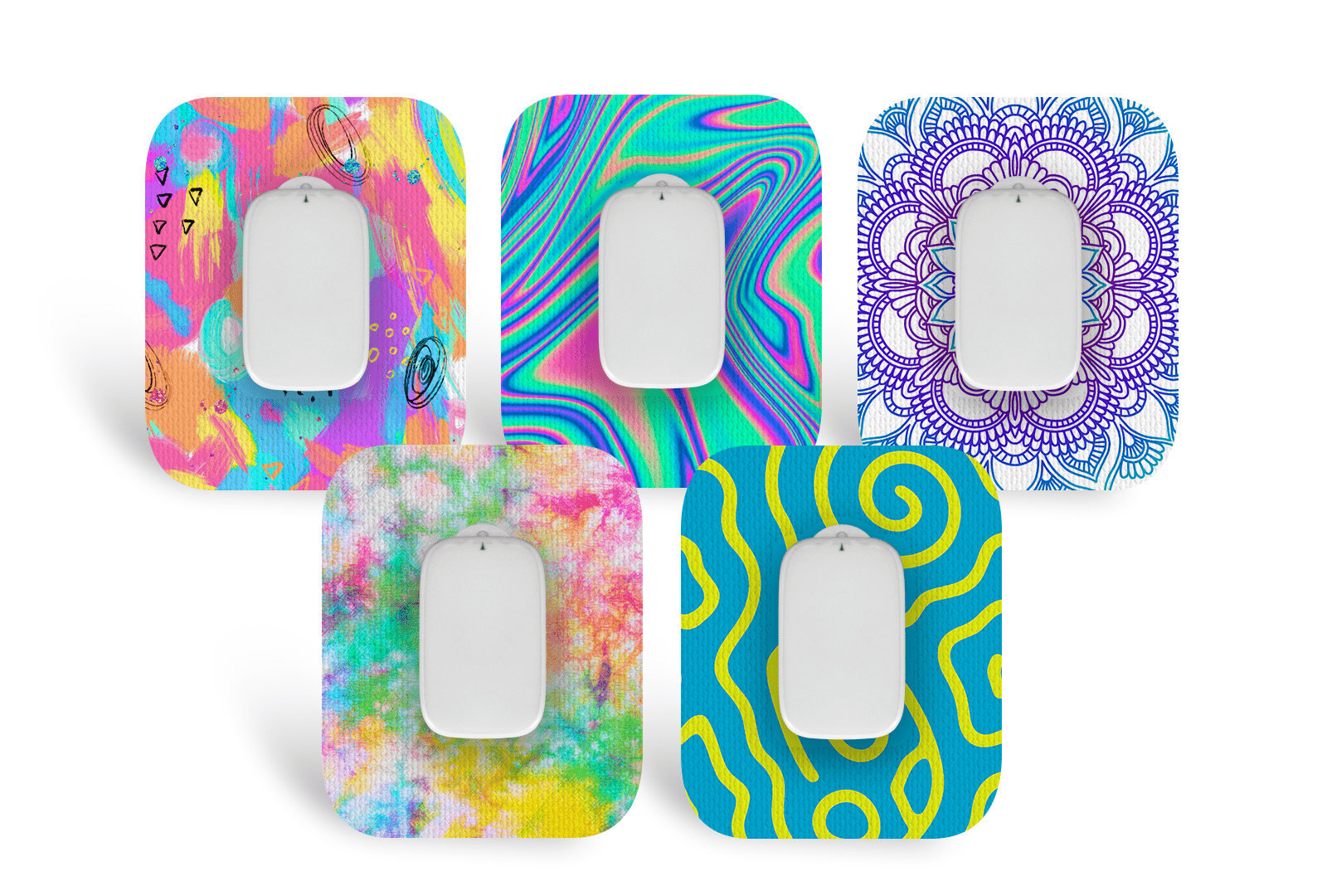 Festival Patch Pack for Guardian Enlite - 10 Pack diabetes supplies and insulin pumps