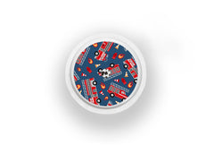 Fire Engine Sticker for Novopen 4, 5, 6, or Echo diabetes supplies and insulin pumps