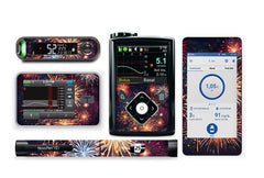 Firework Sticker for Novopen 4, 5, 6, or Echo diabetes supplies and insulin pumps