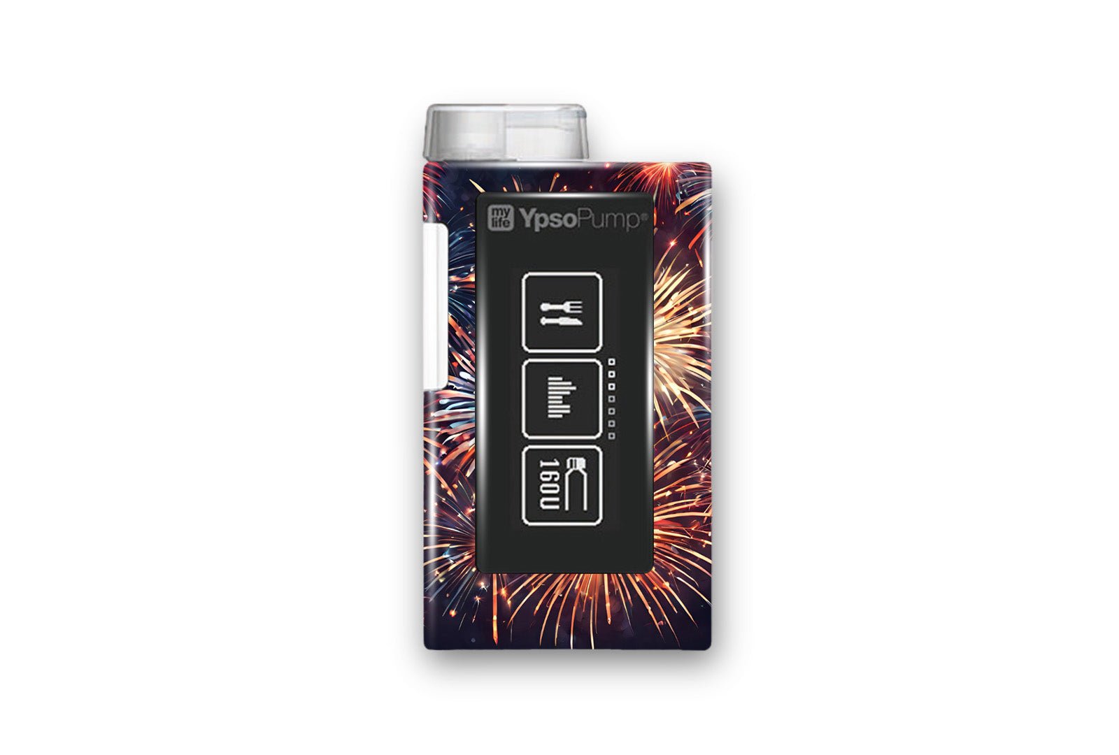 Firework Sticker for Novopen 4, 5, 6, or Echo diabetes supplies and insulin pumps