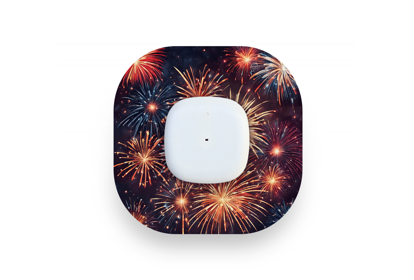 Fireworks Patch - Simplera for Single diabetes supplies and insulin pumps