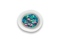 Flamingo Sticker - Dexcom G7 / One+ Sensor for diabetes supplies and insulin pumps