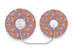 Fox in the Fall Patch for Tru - Steel diabetes supplies and insulin pumps