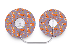 Fox in the Fall Patch for Tru - Steel diabetes supplies and insulin pumps