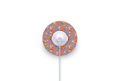 Fox in the Fall Patch - mylife Orbit for Single diabetes supplies and insulin pumps