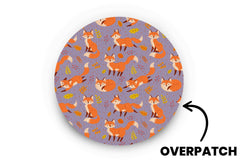 Fox in the Fall Patch - Overpatches for Single diabetes supplies and insulin pumps