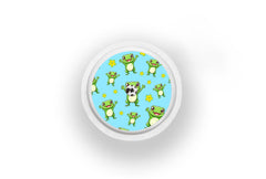 Freddy the Frog Sticker for Novopen 4, 5, 6, or Echo diabetes supplies and insulin pumps