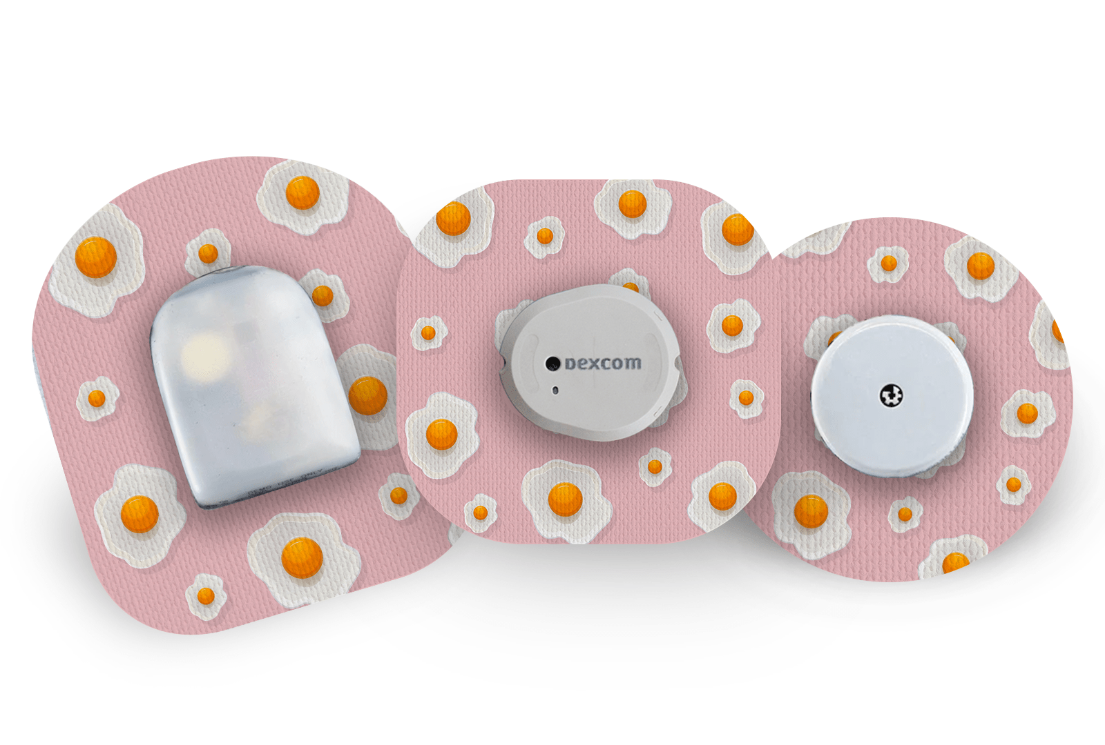 Fried Egg Patch for Freestyle Libre 2 diabetes supplies and insulin pumps