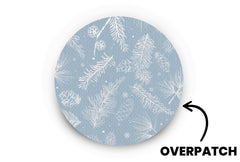Frosty Feathers Patch - Overpatches for Single diabetes supplies and insulin pumps