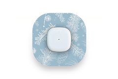 Frosty Feathers Patch - Simplera for Single diabetes supplies and insulin pumps